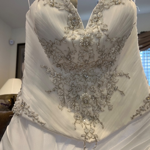 Astonishing wedding dress! Size 12 - Demetrios - Picture 13 of 14